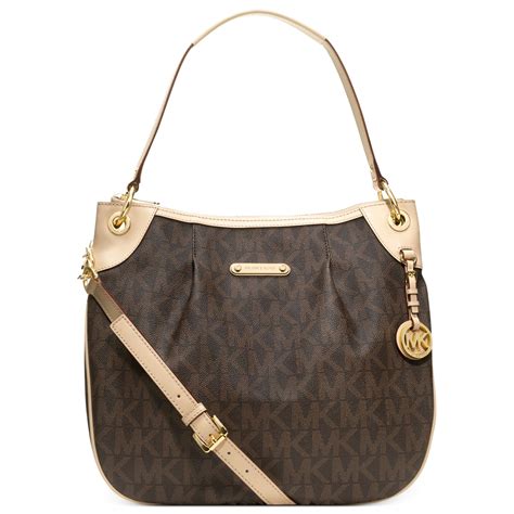 michael kors jet set shoulder bag synthetic dark brown|michael kors saffiano jet set.